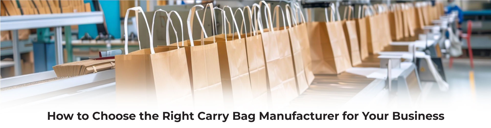 How to Choose the Right Carry Bag Manufacturer for Your Business