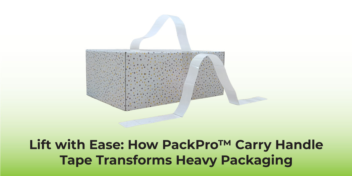 Lift with Ease: How PackPro™ Carry Handle Tape Transforms Heavy Packaging